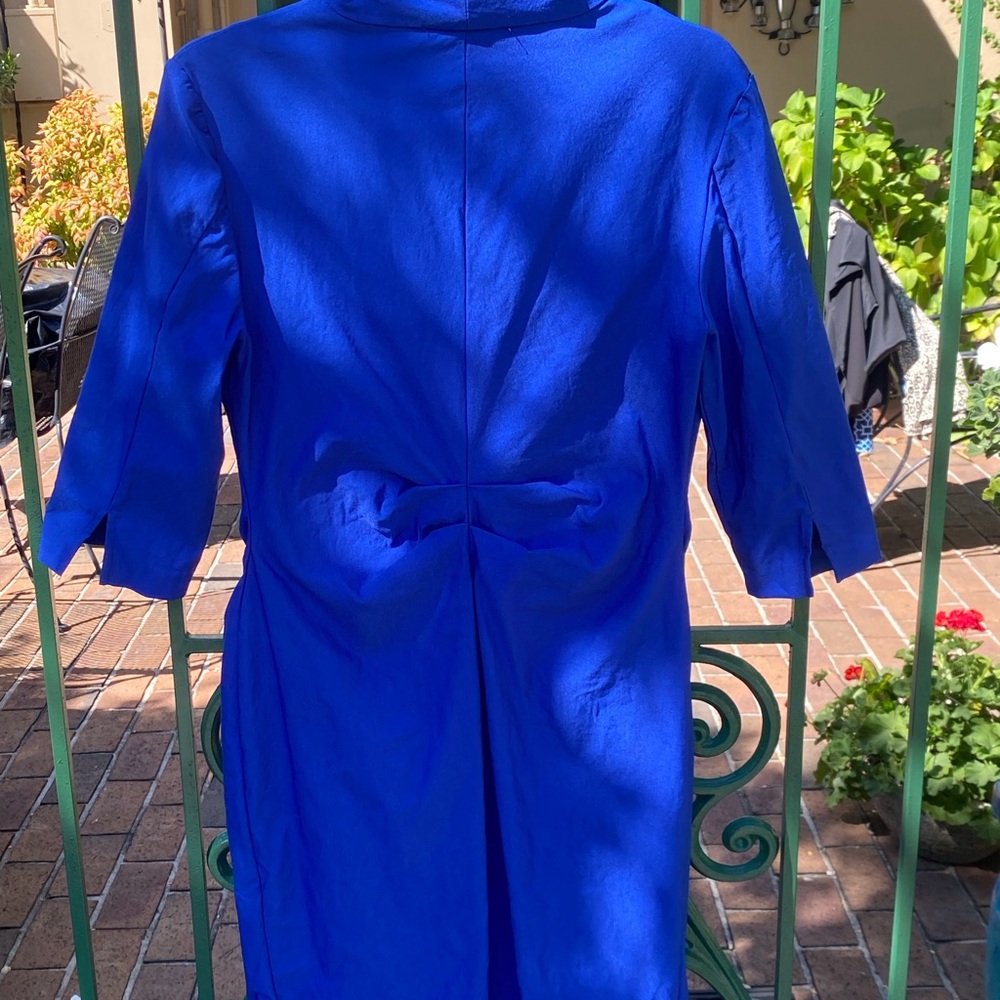 Blue size 12 JOSEPH ROBKOFF DRESS - Picture 4 of 5